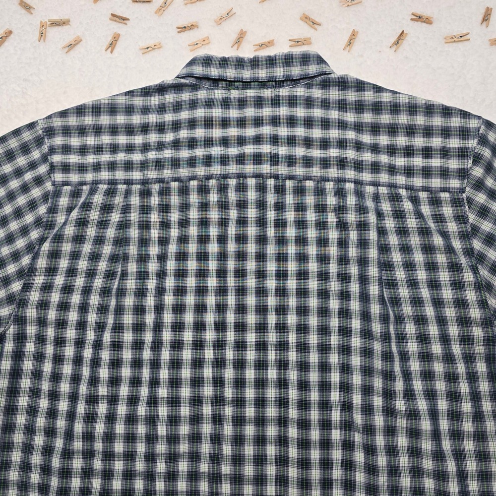 The North Face Mens Plaid Short Sleeve‎ Button Up Shirt Large Camp Hiking - Picture 15 of 15
